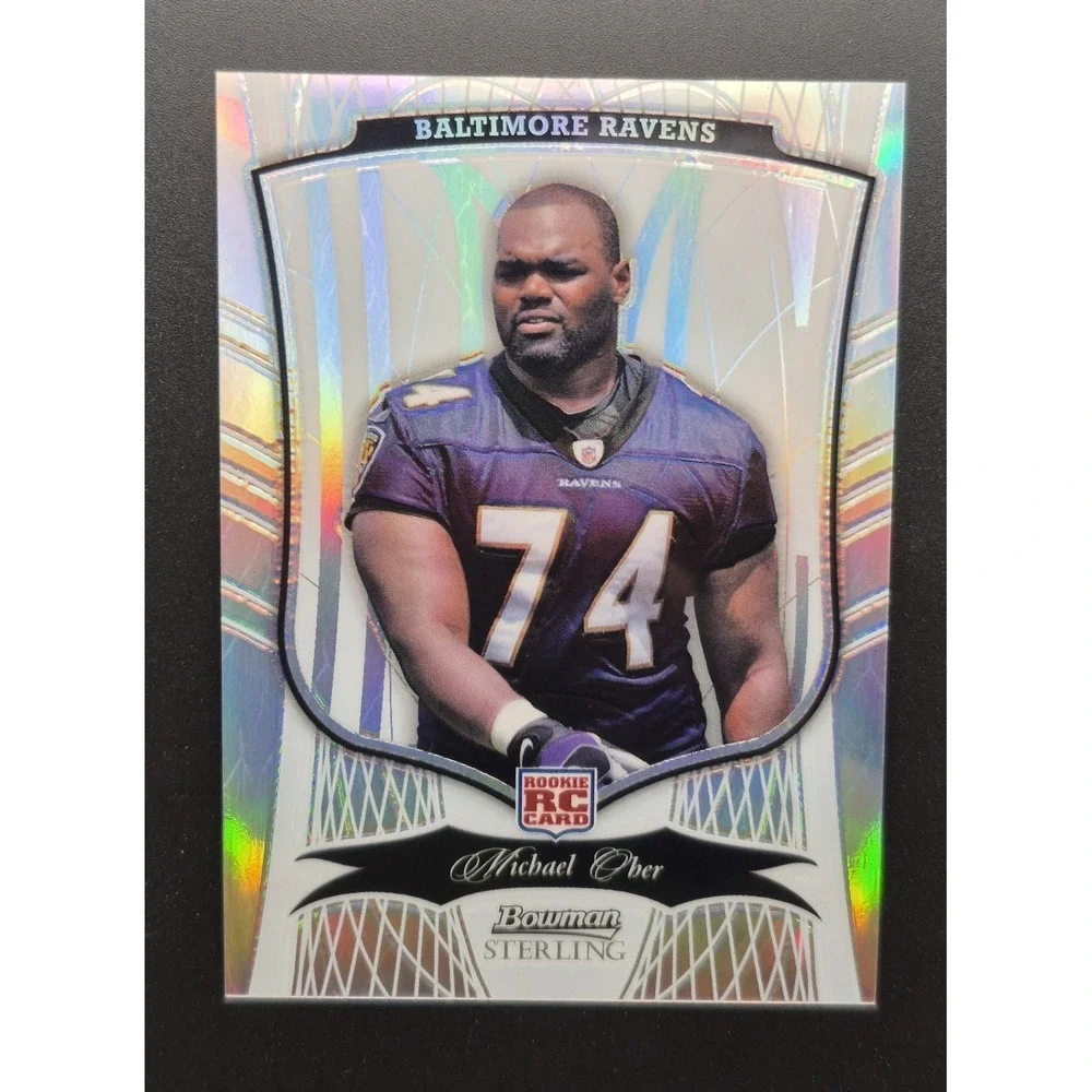 Michael‎ Oher #/299 2009 Bowman Sterling Refractors #43